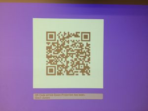 angezeigter QR code